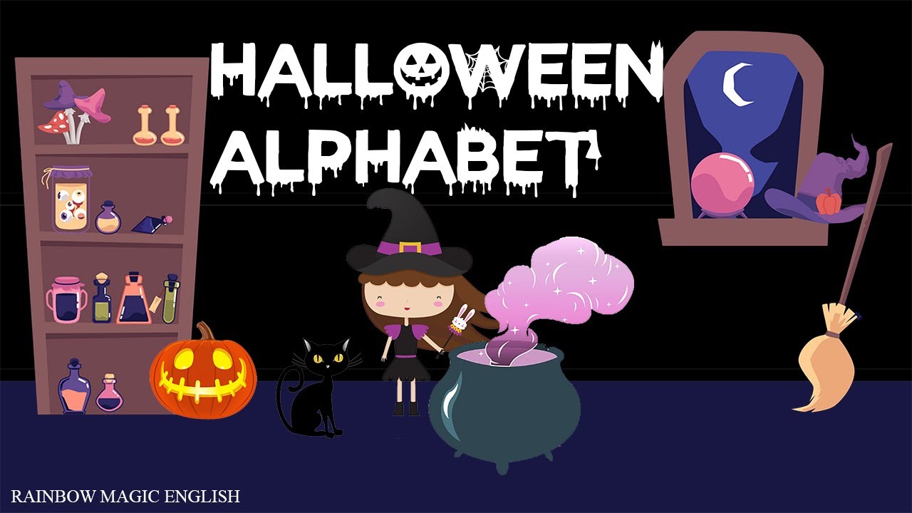 Lalfabeto Di Halloween In Inglese Halloween Alphabet Abc Briciola