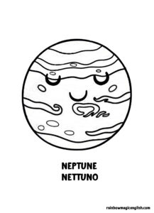 nettuno da colorare